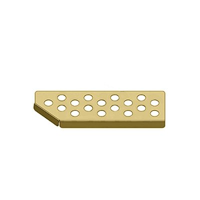 Aplique Capa Estribo Bateria Para Scania S5 - Dourado