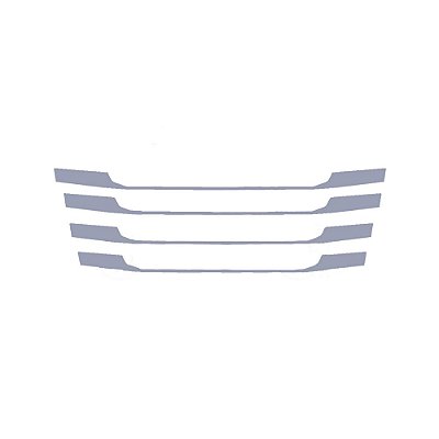 Aplique Máscara Grade Larga Espelhada Para Scania NTG R/S
