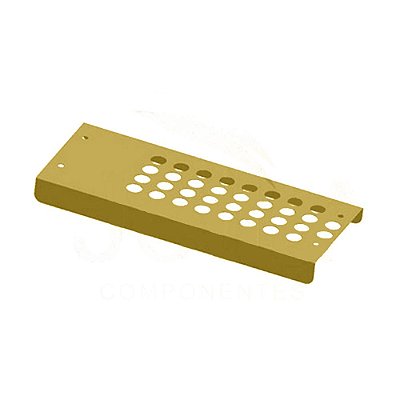 Aplique Capa Estribo Bateria Para Scania NTG Dourado