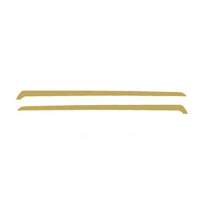 Aplique Lateral Teto Para Scania S5 Dourado