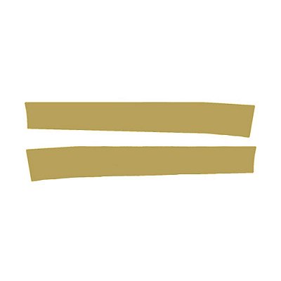 Par Aplique Estribo Para Scania NTG G/S Dourado