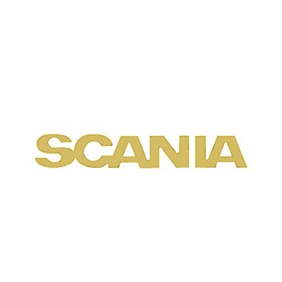 Letreiro Traseiro Cabine Para Scania S NTG Teto Alto Dourado