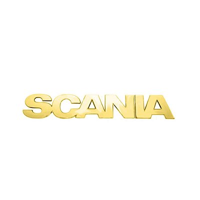 Capa Emblema Para Scania P/G NTG Dourado