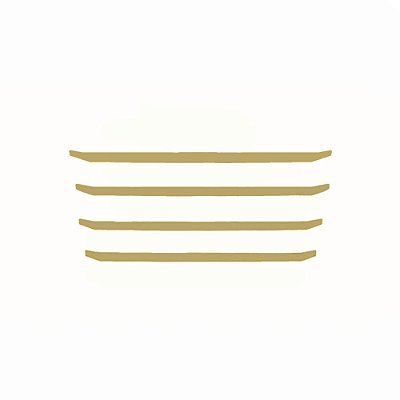 Jogo Mascara Interna Grade Para Scania R/S Dourada