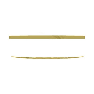 Aplique Inferior Grade Para Volvo FH Dourado