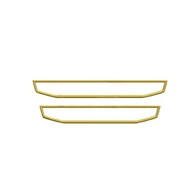 Moldura Grade - Dourado - Para Volvo New FH
