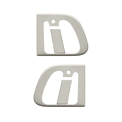 Aplique Maçaneta Compatível Para Volvo VM - Espelhada - Par