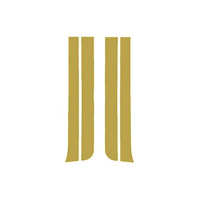 Conjunto Coluna Porta Para VW Constellation Dourado