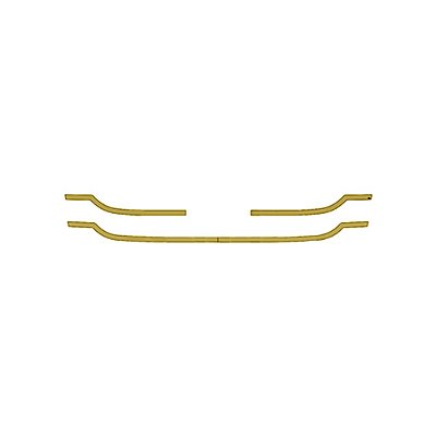 Aplique Máscara Grade Para MB - Dourado Conjunto