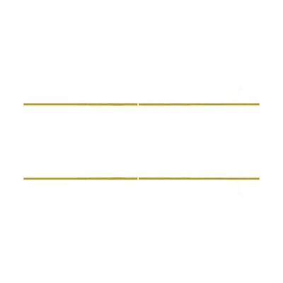 Filete Lateral Meio Cabine Para Daf XF Dourado Jogo