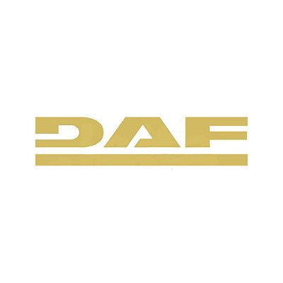 Aplique Letras Para Daf - Dourado Conjunto