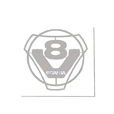 Aplique Decorado V8 Para Scania Espelhado