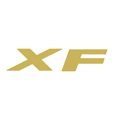 Letreiro Compatível XF - Dourado