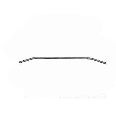 Aplique Para Lama Tração Para Scania 1260x35mm Espelhado