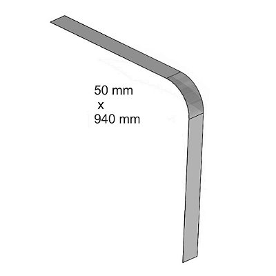 Cinta Aplique Tanque Plástico 50x940 Para S4 - Espelhado