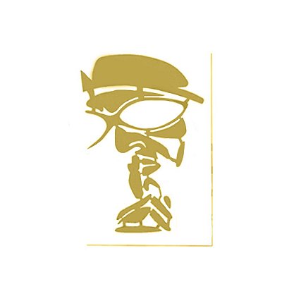 Aplique Caminhão Sem Comentários Para Scania Dourado