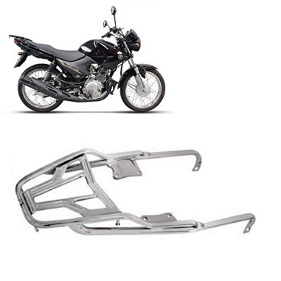 Bagageiro Ybr 125 2000 2001 02 2003 2004 2005 Longo Cromado