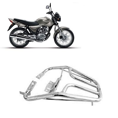 Bagageiro Cg 150 Sport 02 03 04 2005 2006 2007 2008 Cromado