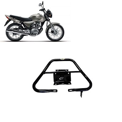 Alça Traseira Cg Fan 2000 2001 2002 2003 2004 2005 Preto