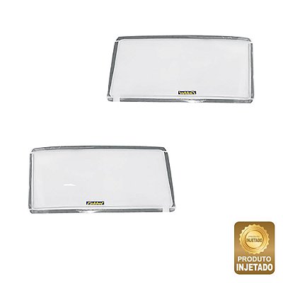 Protetor Farol Acrílico p Iveco Stralis 2008 a 2020 Cristal