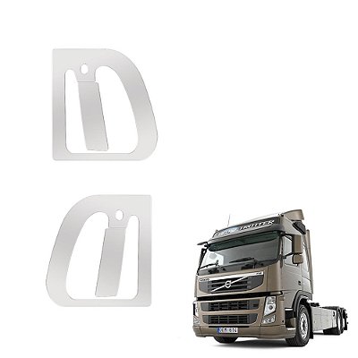 Acabamento de Inox Maçaneta para Volvo VM