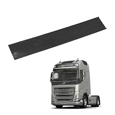 Perfil de Borracha 75x2300mm Cinta Tanque p Volvo FH D-Shape