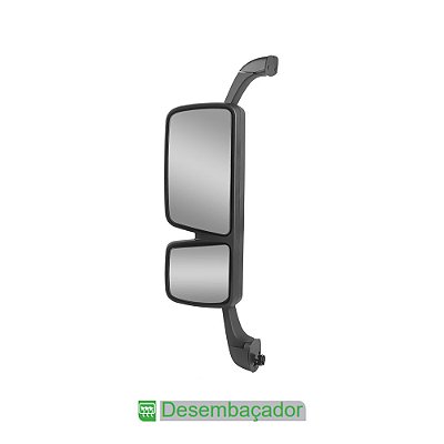 Espelho Retrovisor p Actros 2019 Convexo LE c Desembaçador