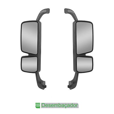 2 Espelho Retrovisor Mercedes-Benz Actros até 2015 Convexo