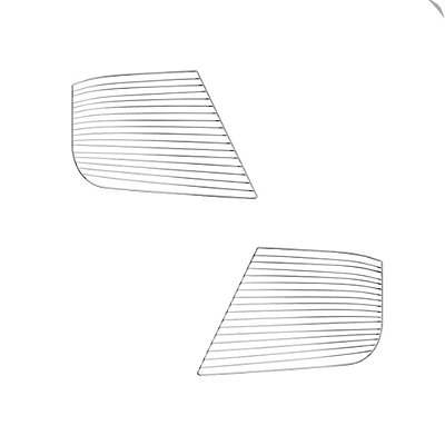 Protetor de Farol e Auxiliar p Iveco Tector Cursor Cromado