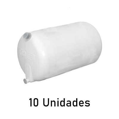 Reservatório Barrica Água Plástica 25 Litros - 10 Unidades
