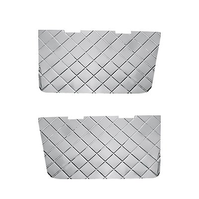 Polaina Lateral Estribo p Mercedes-Benz HPN 1418 / 1618 Inox