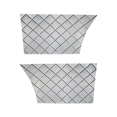 Polaina Lateral Estribo para Mercedes-Benz 1113 /1114 - Inox