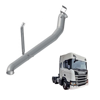 Kit Saída Catalisador 4.1/2” para Scania R 450/510 Euro 5 LE
