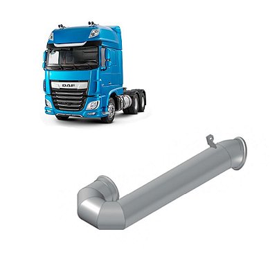 Tubo Saída Catalisador 5” para DAF XF 105 - Euro 5