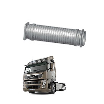 Flexível Intermediário Inox 4" p Volvo VM 210 260 310 Euro 3
