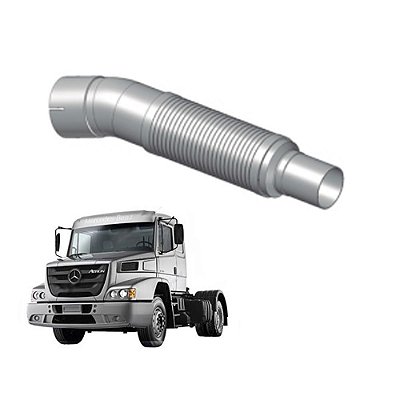 Tubo Flexível Adaptação Saída 4.1/2” p MB Atron 1635 Euro 5