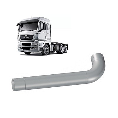 Tubo Entrada Catalisador 4.1/2” p MAN TGX até 2016 - Euro 5