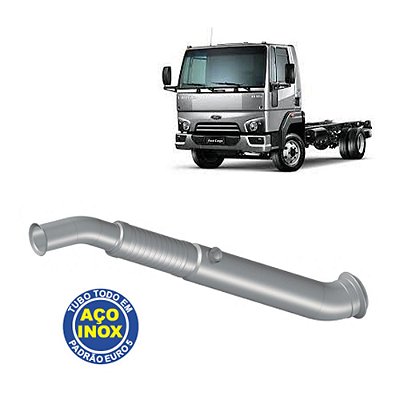 Tudo Saída p Ford Cargo 816 1119 2012 2013 2014 Euro 5 Inox