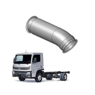 Tubo Saída Inox p VW Delivery 5.150 8.160 9.160 10160 Euro 5