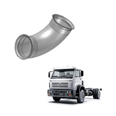 Tubo Saída 3.1/2" p VW Worker 17.180 17.220 24.220 - Euro 3
