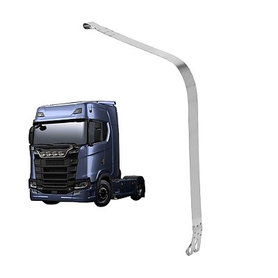 Cinta Tanque Arla p Scania Euro 5 até 2018 Aço Inox - 1195mm
