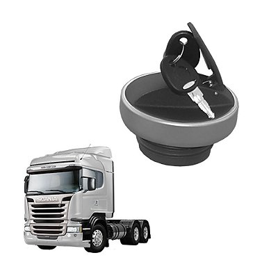 Tampa Tanque Combustível p Scania P/G/R Highline Streamline