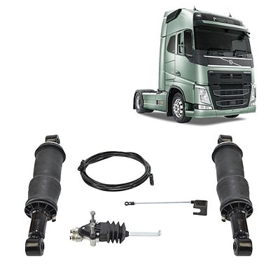 Conjunto Mola Pneumática Volvo Fh Traseiro 2010-2014