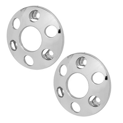 Calota Caminhão Dianteira Elegance 6 Furos 4 Suportes Par