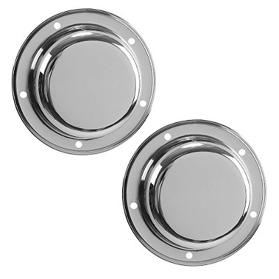 Cubo Roda Randon 5 Furos Metal Cromado Modelo Novo Pequena