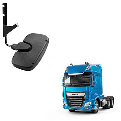 Conjunto Espelho Auxiliar c Braço para DAF XF 105 Space Cab