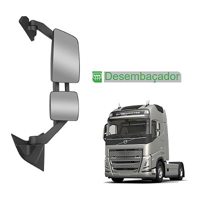 Conjunto Espelho p Volvo FH 2015 até 2021 c Desembaçador LD