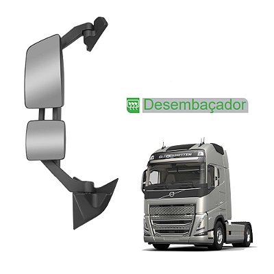 Conjunto Espelho LE pVolvo FH 2015 até 2021 c Desembaçador