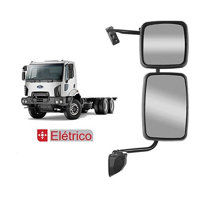 Conjunto Espelho c Auxiliar Ford Cargo 1723/1729 LD Elétrico