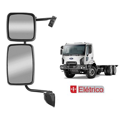 Espelho c Auxiliar p Ford Cargo 1723/1419/1719 LE Elétrico